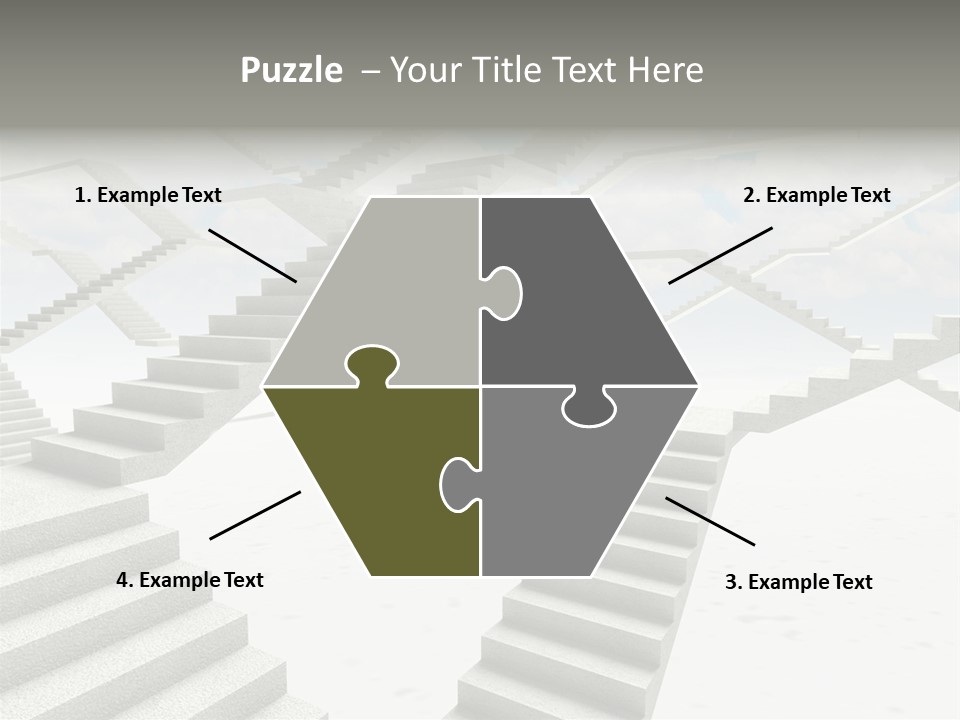 Stair Business Stone PowerPoint Template