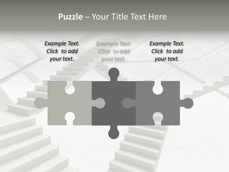 Stair Business Stone PowerPoint Template