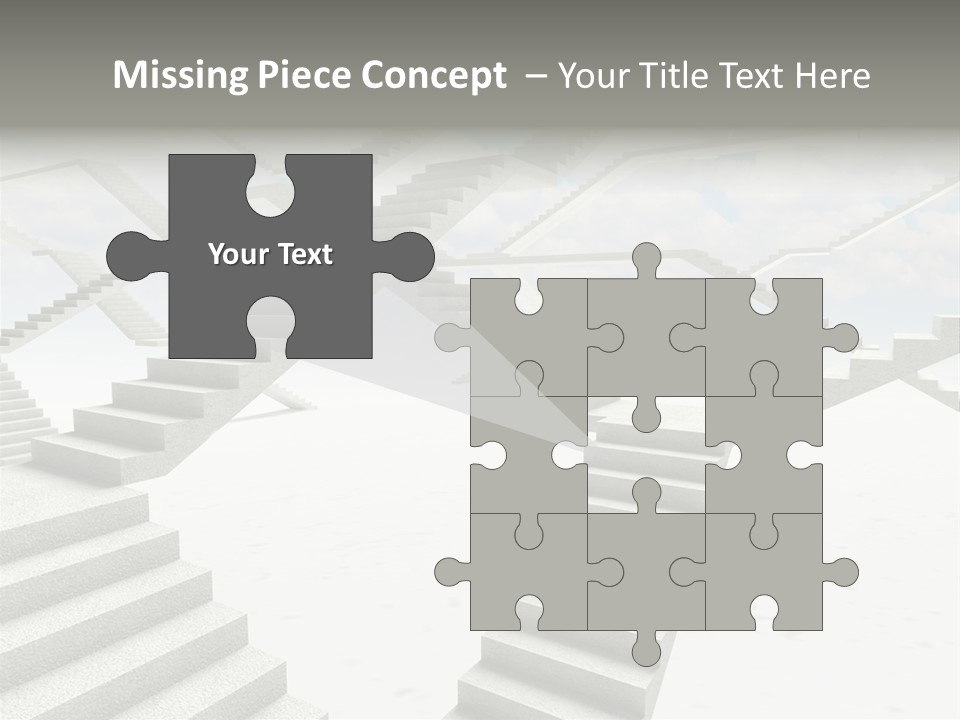 Stair Business Stone PowerPoint Template