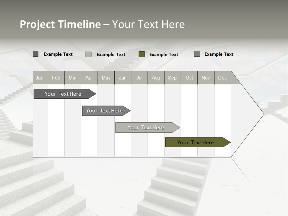 Stair Business Stone PowerPoint Template
