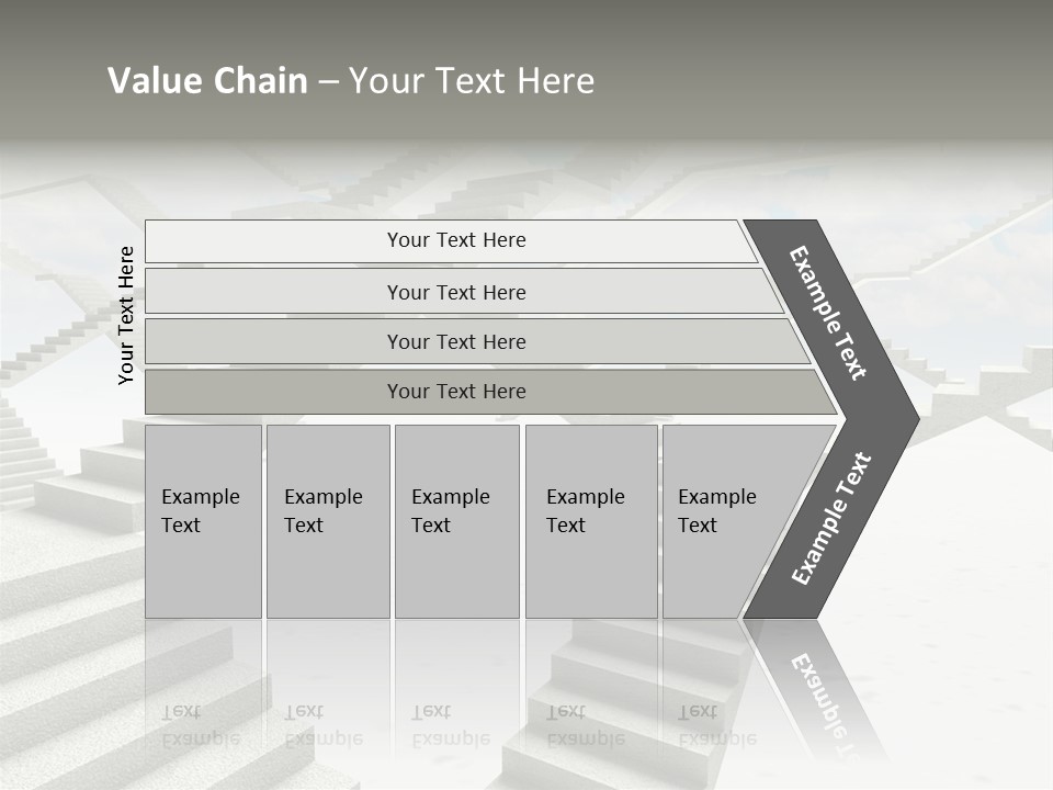 Stair Business Stone PowerPoint Template
