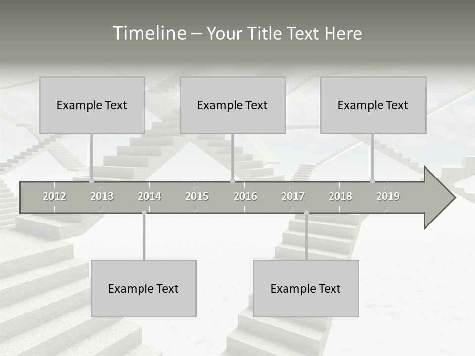 Stair Business Stone PowerPoint Template