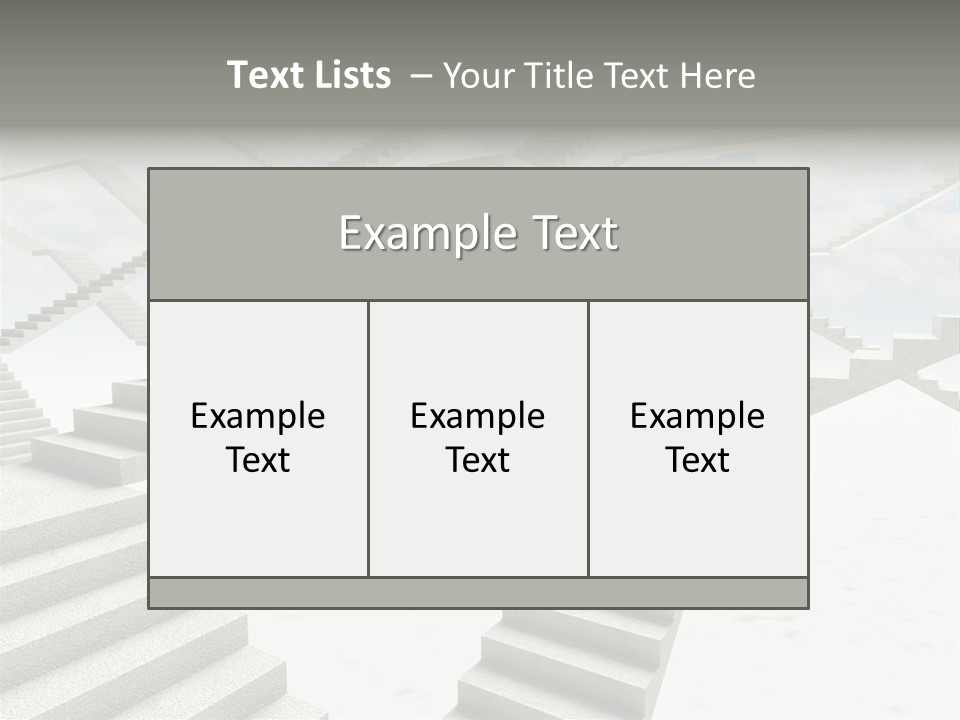 Stair Business Stone PowerPoint Template