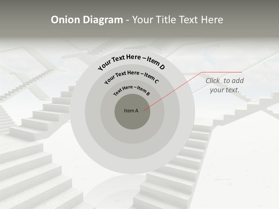 Stair Business Stone PowerPoint Template