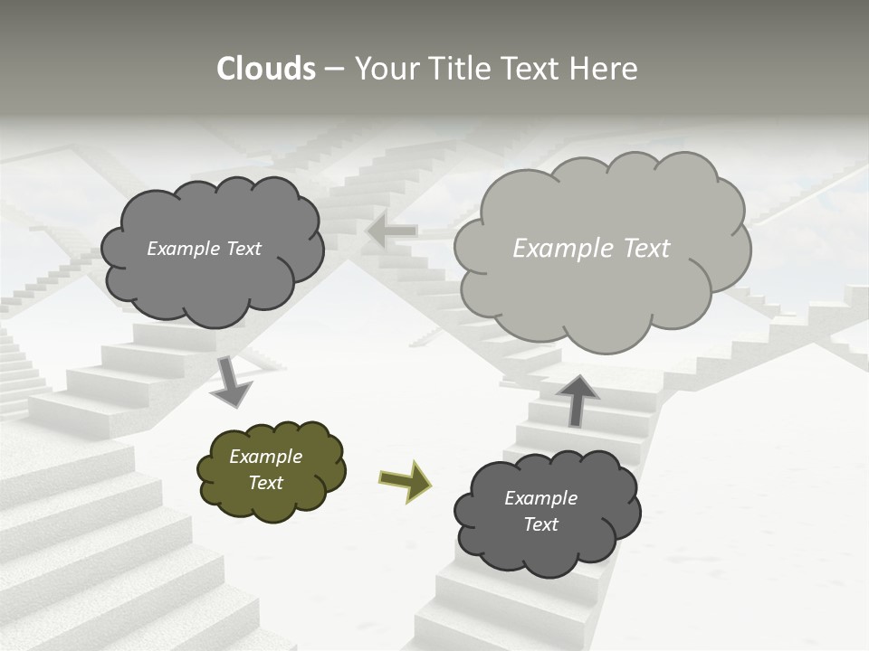 Stair Business Stone PowerPoint Template
