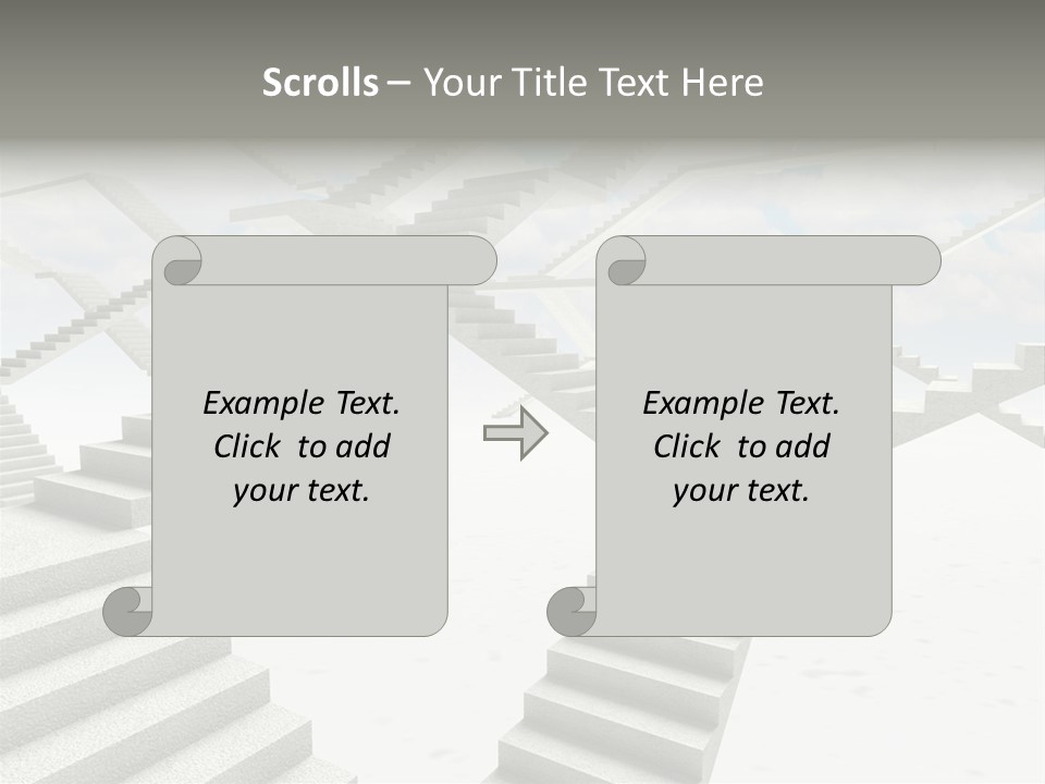 Stair Business Stone PowerPoint Template