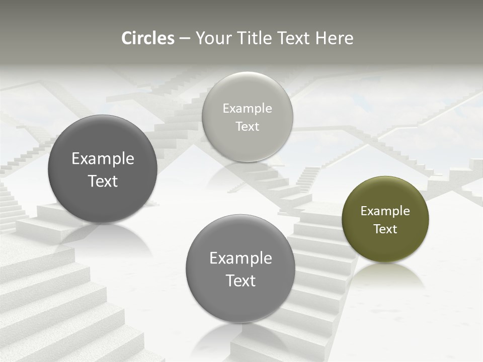 Stair Business Stone PowerPoint Template