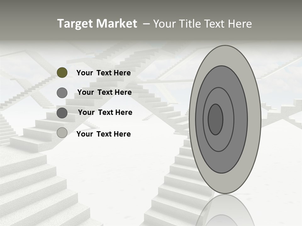 Stair Business Stone PowerPoint Template