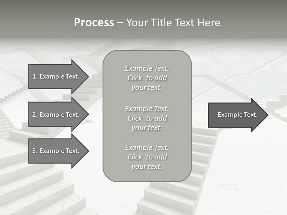 Stair Business Stone PowerPoint Template
