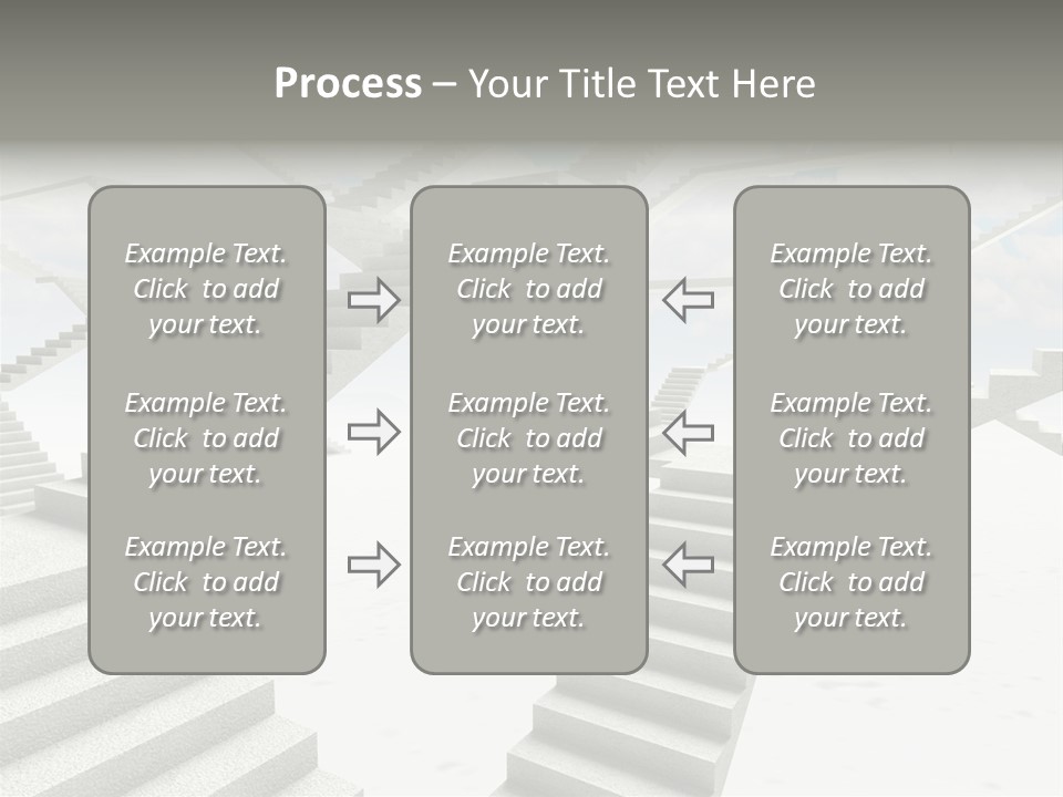 Stair Business Stone PowerPoint Template