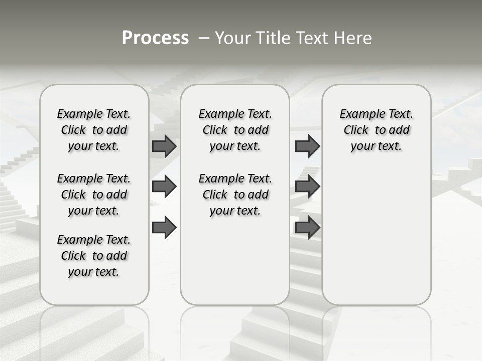 Stair Business Stone PowerPoint Template