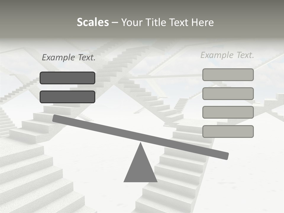 Stair Business Stone PowerPoint Template