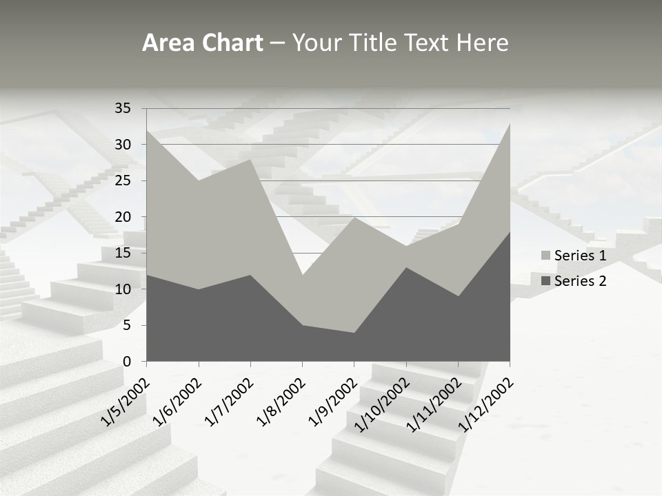 Stair Business Stone PowerPoint Template
