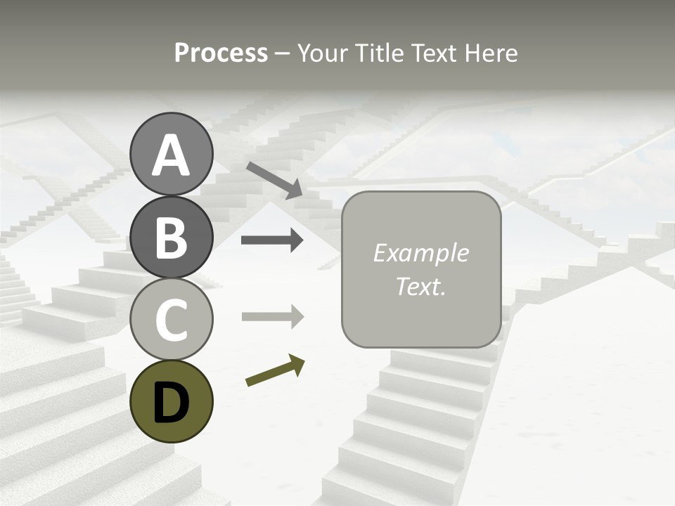 Stair Business Stone PowerPoint Template