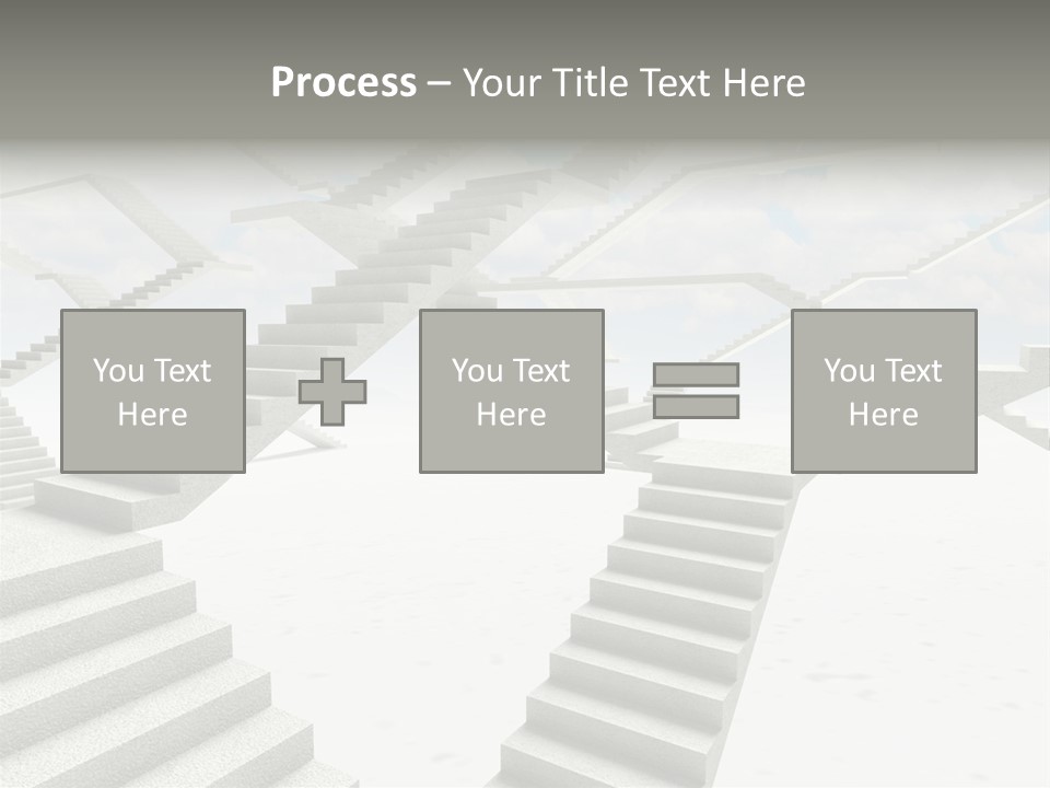 Stair Business Stone PowerPoint Template
