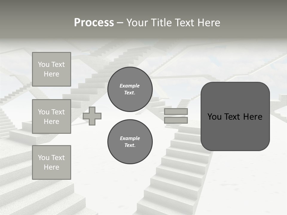 Stair Business Stone PowerPoint Template