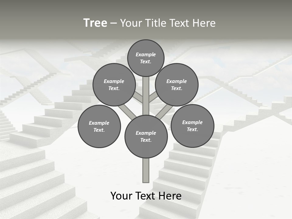 Stair Business Stone PowerPoint Template