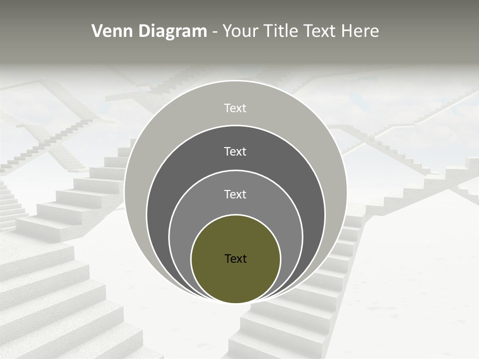 Stair Business Stone PowerPoint Template