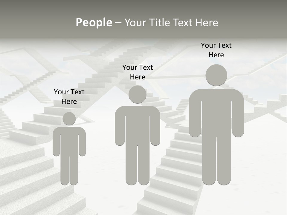 Stair Business Stone PowerPoint Template