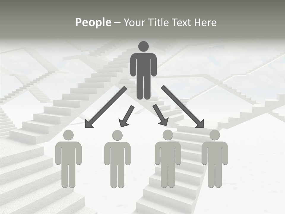 Stair Business Stone PowerPoint Template