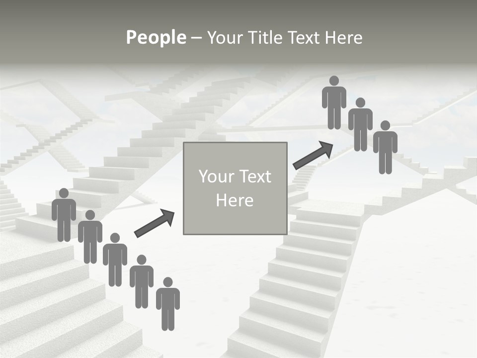 Stair Business Stone PowerPoint Template