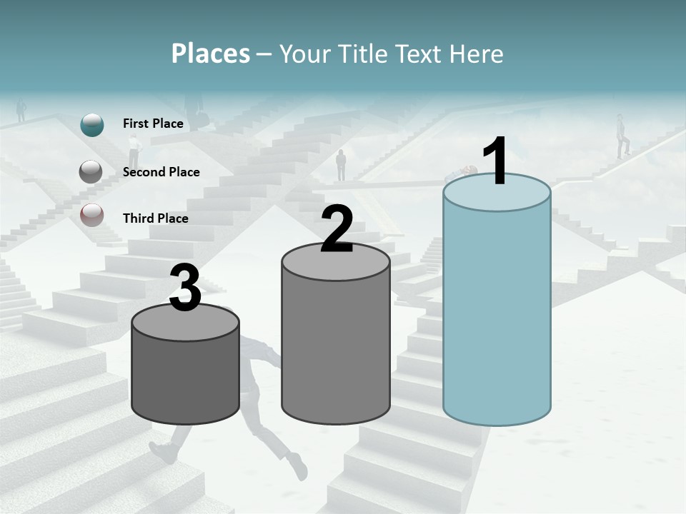 Solution Fall Jump PowerPoint Template