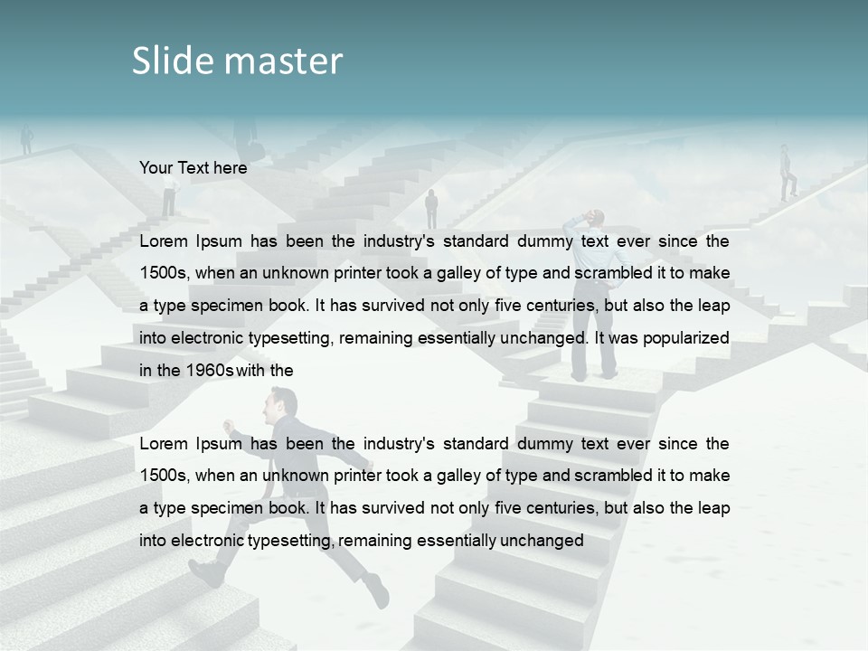 Solution Fall Jump PowerPoint Template