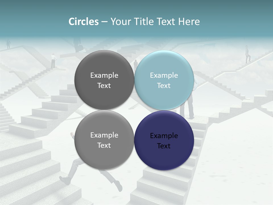 Solution Fall Jump PowerPoint Template