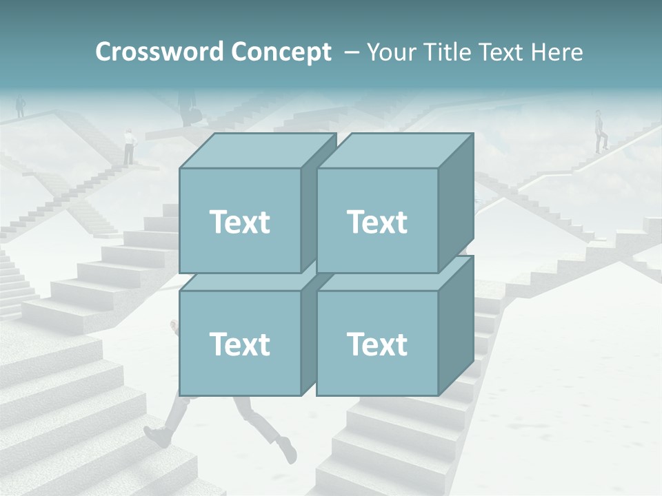 Solution Fall Jump PowerPoint Template