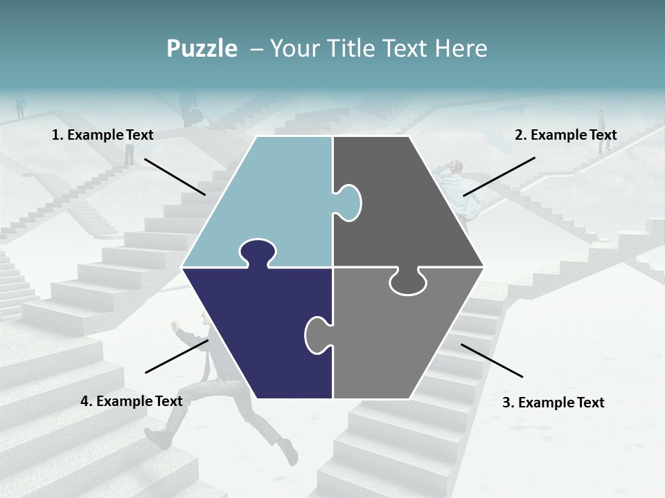 Solution Fall Jump PowerPoint Template