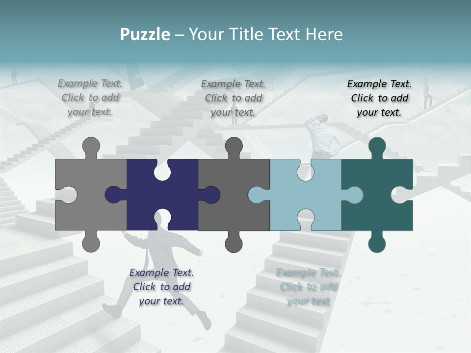 Solution Fall Jump PowerPoint Template