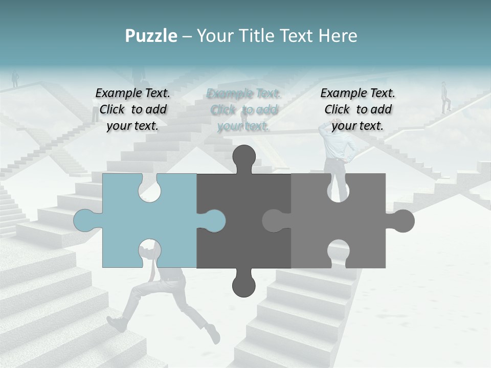 Solution Fall Jump PowerPoint Template