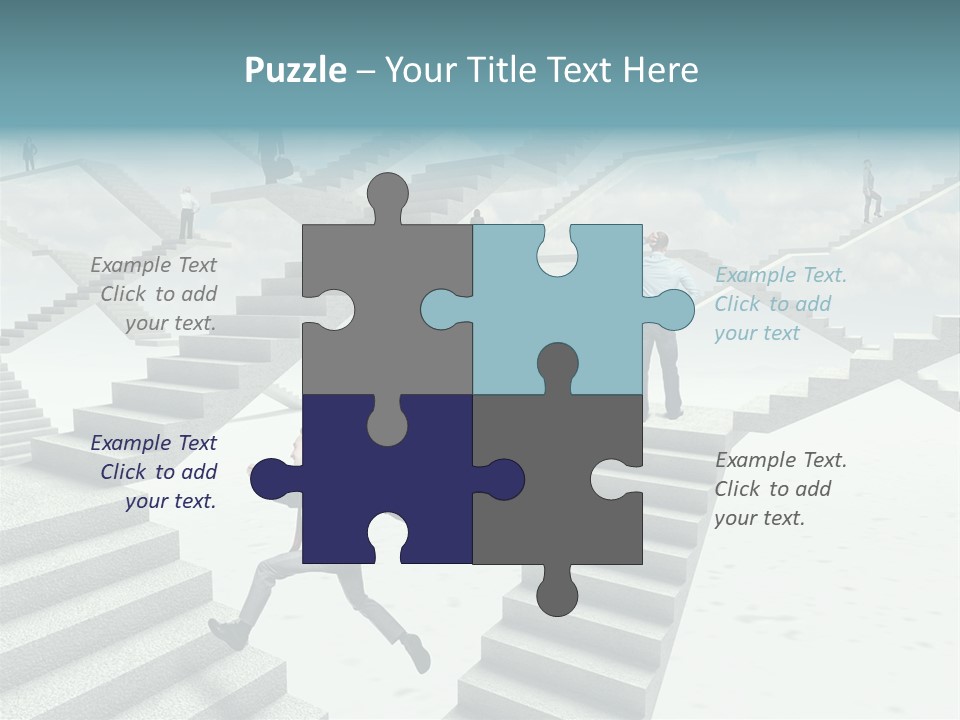 Solution Fall Jump PowerPoint Template