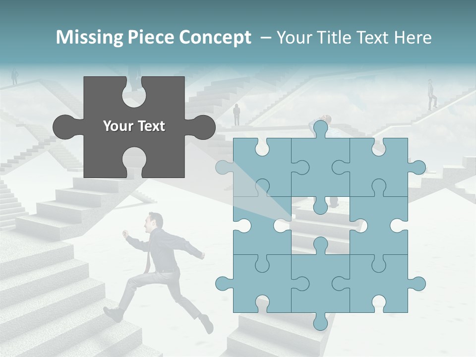 Solution Fall Jump PowerPoint Template