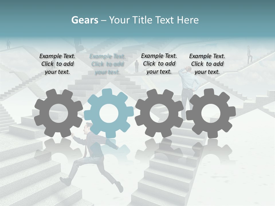 Solution Fall Jump PowerPoint Template