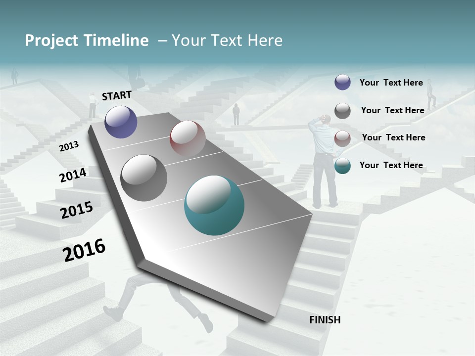 Solution Fall Jump PowerPoint Template
