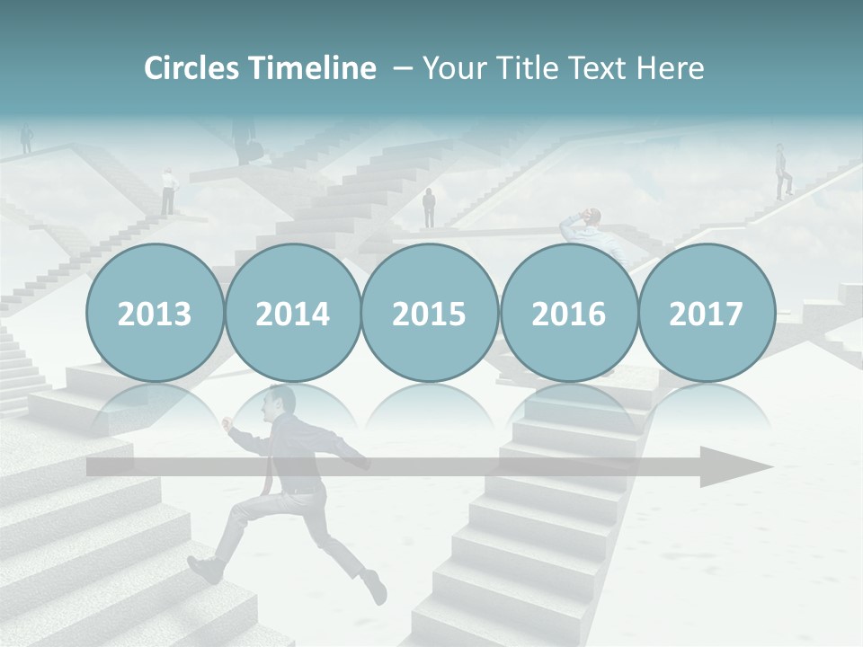 Solution Fall Jump PowerPoint Template