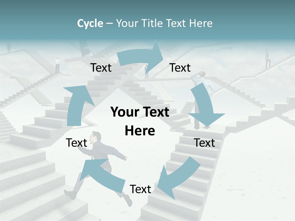Solution Fall Jump PowerPoint Template