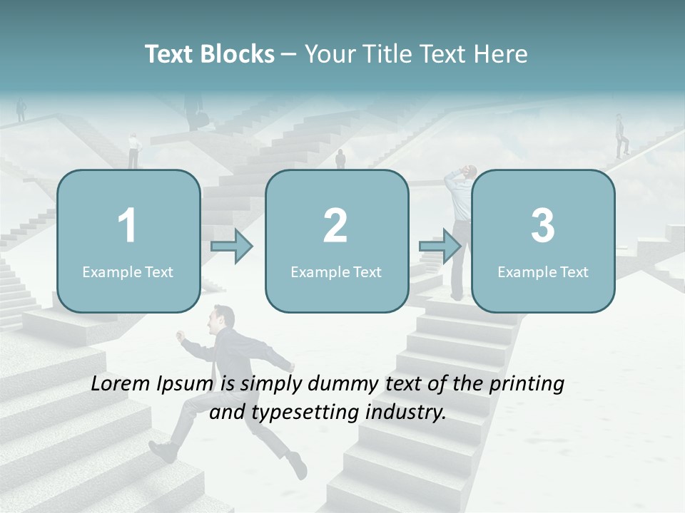 Solution Fall Jump PowerPoint Template