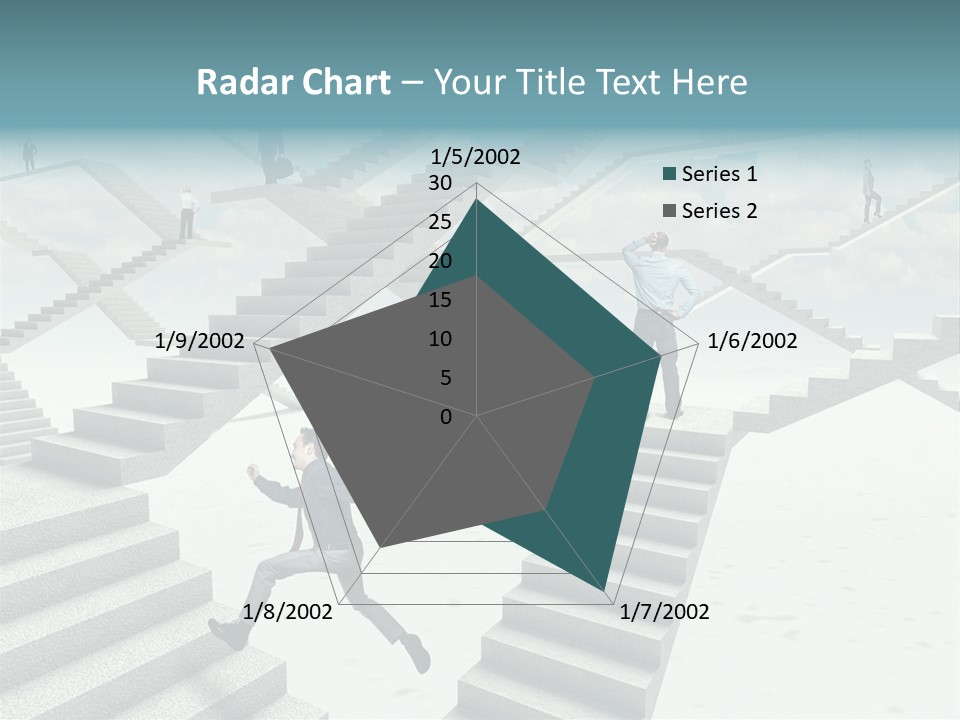 Solution Fall Jump PowerPoint Template