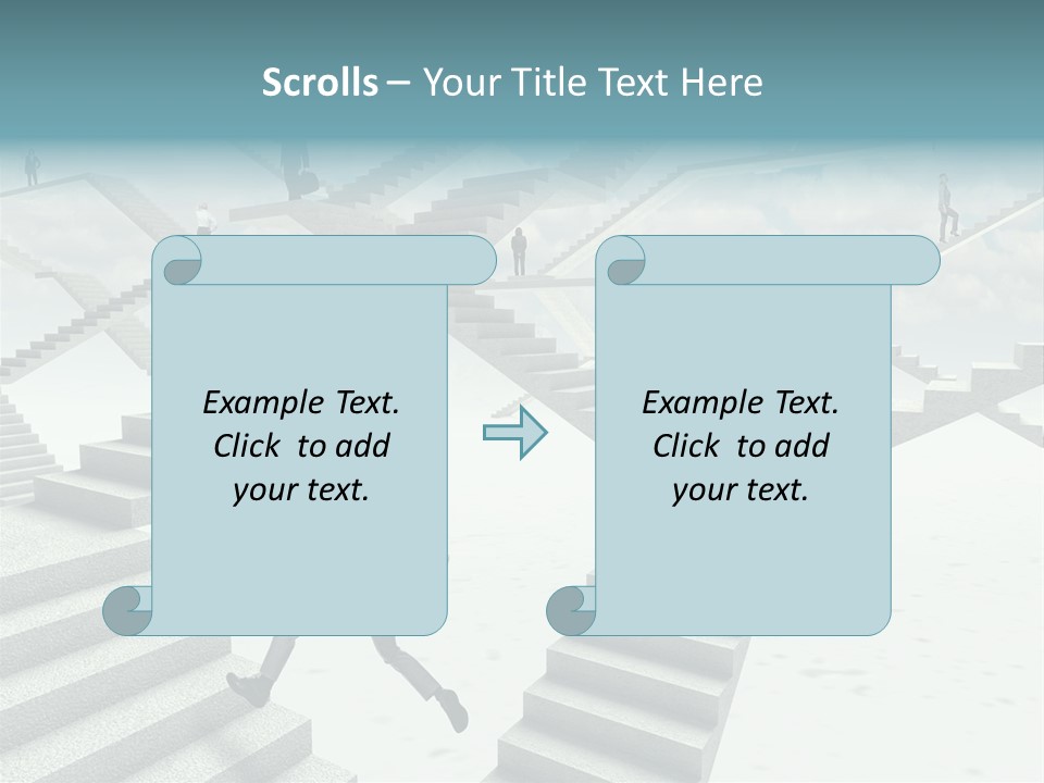 Solution Fall Jump PowerPoint Template