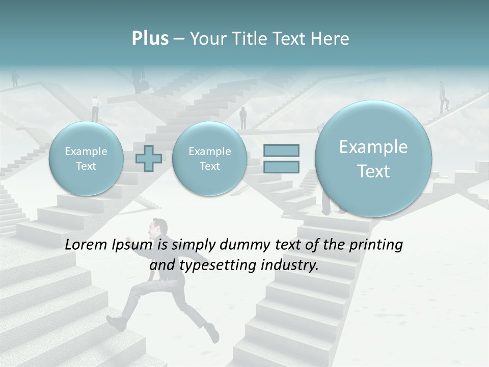 Solution Fall Jump PowerPoint Template