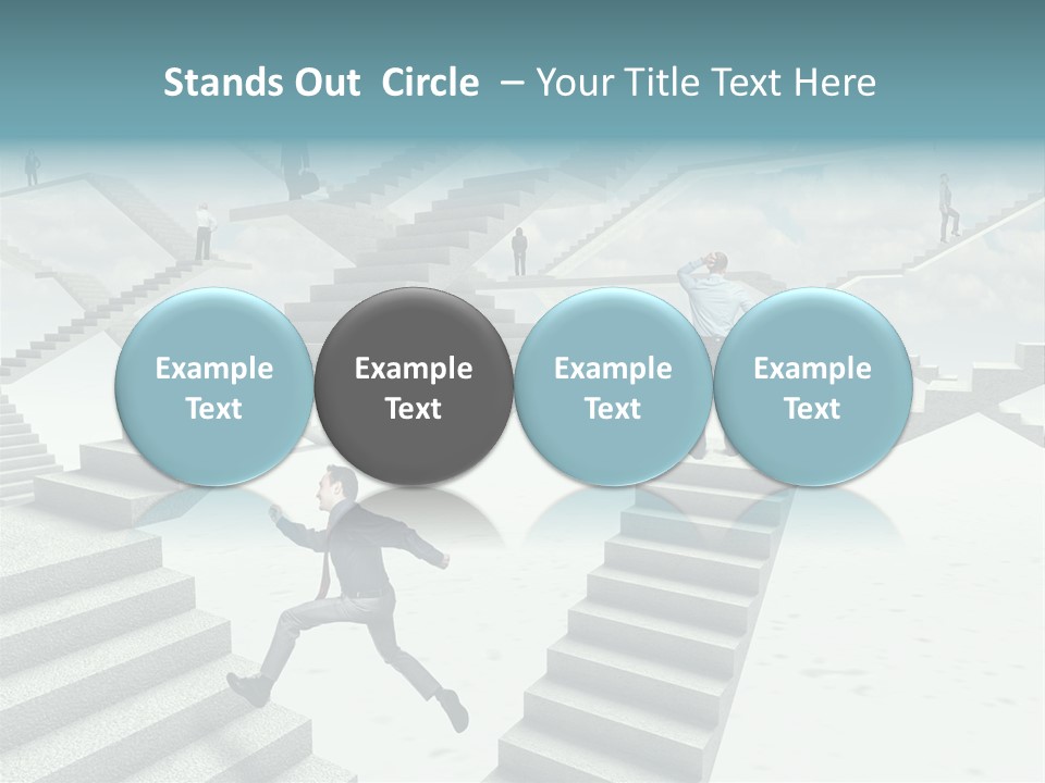 Solution Fall Jump PowerPoint Template