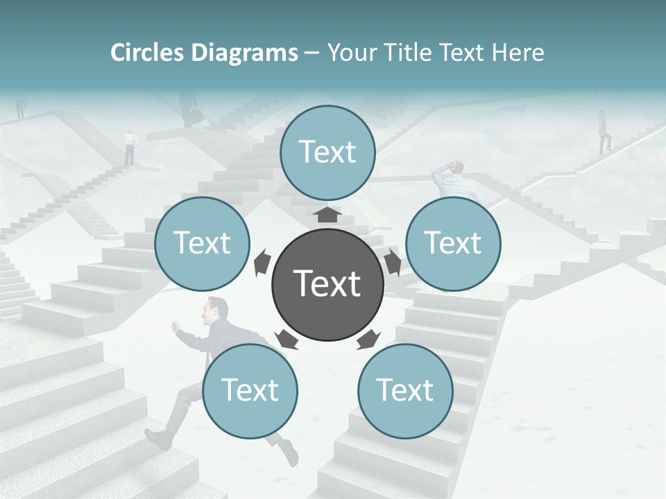 Solution Fall Jump PowerPoint Template