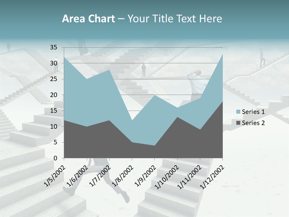 Solution Fall Jump PowerPoint Template