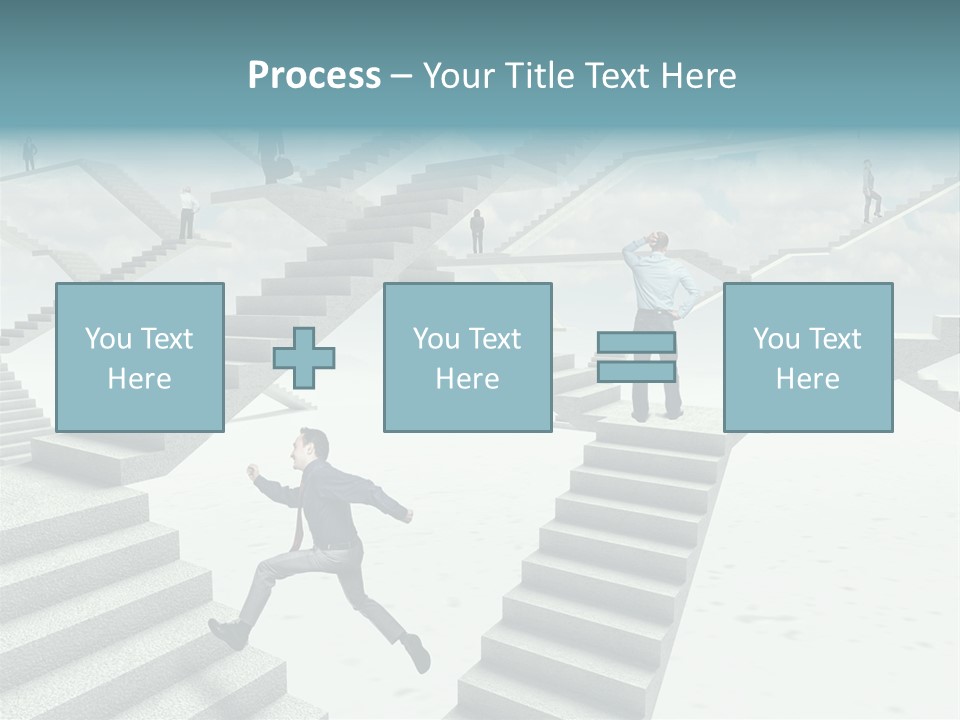 Solution Fall Jump PowerPoint Template