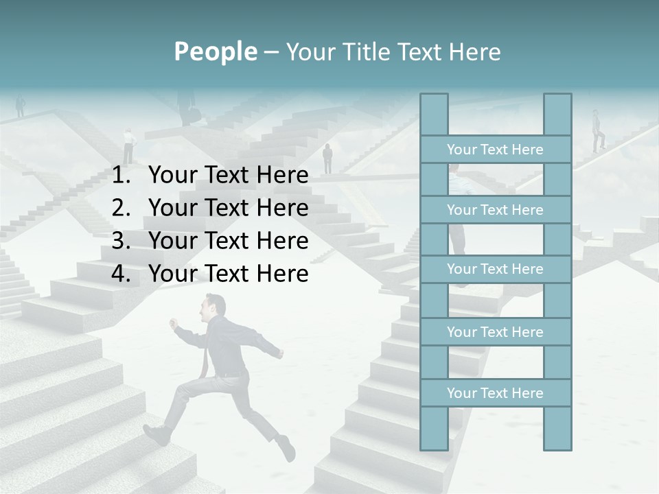 Solution Fall Jump PowerPoint Template