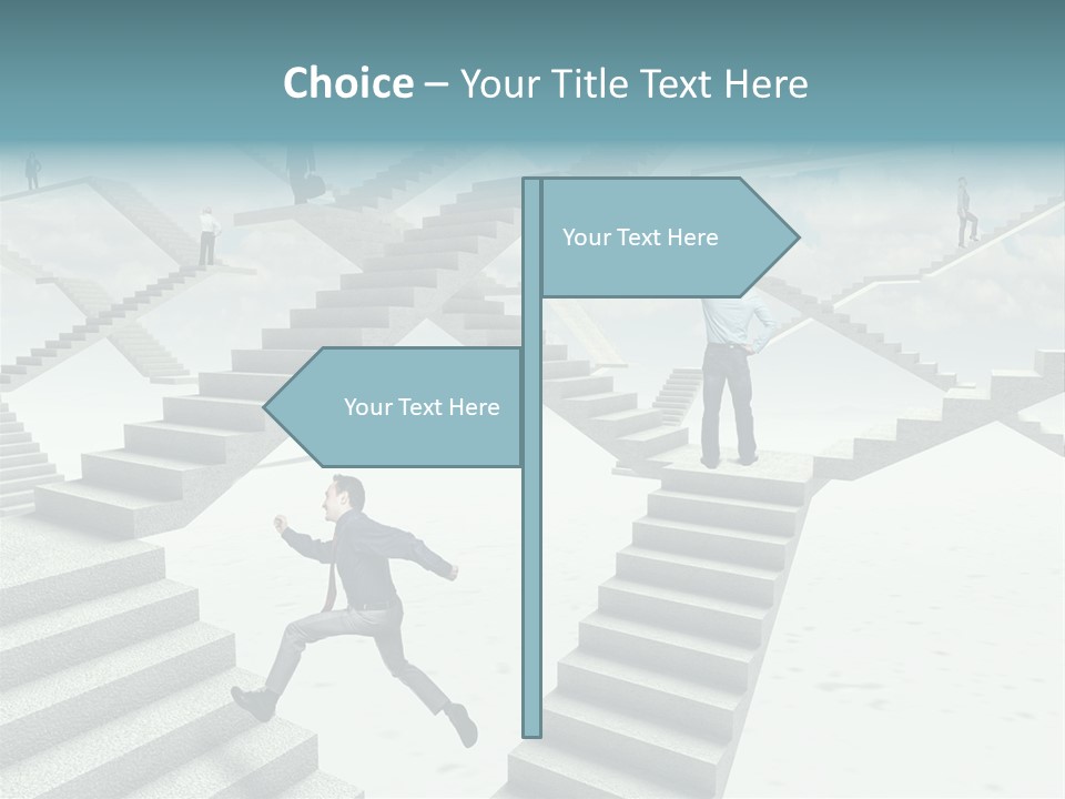 Solution Fall Jump PowerPoint Template