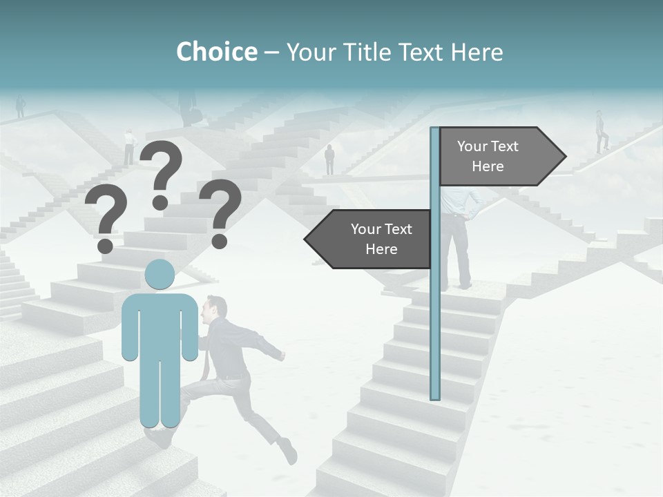 Solution Fall Jump PowerPoint Template