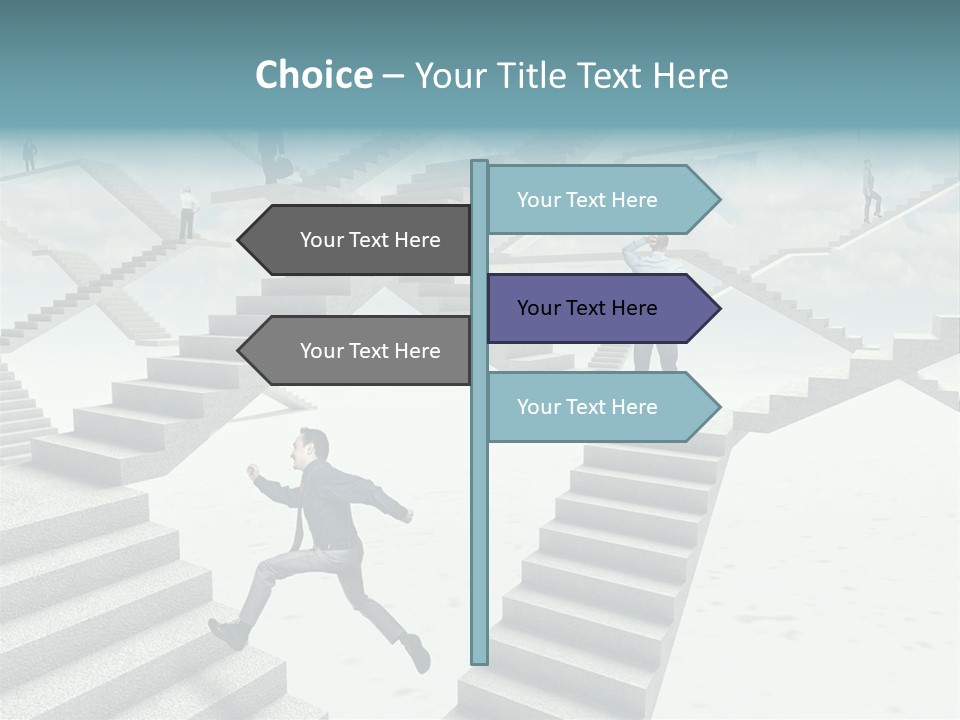 Solution Fall Jump PowerPoint Template